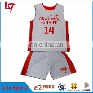 Fancy Sublimation Custom Made Basketball Jersey & Basketball Team Wear Shirt+short thumbnail-1