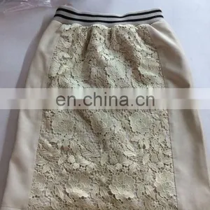 Ladies' Lace Skirt With pu thumbnail-1