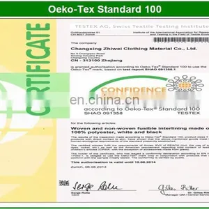Polyester Non Woven Fusible Interlining Fabric For Shirt thumbnail-5