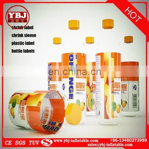 Wholesale Juice Plastic Bottles PVC Shrink Label / PVC Shrink Sleeve Label thumbnail-1