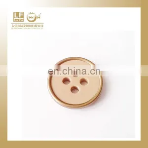 Plastic Button With Metal Rim thumbnail-1