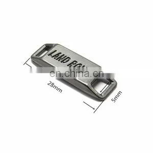 Bag Accessories Popular Fashionable Type Metal Zinc Alloy Tag Custom Metal Plate thumbnail-3