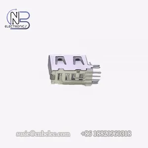 OEM 2.0 4 Pin Type A Female USB Connector USB Port Plug From Shenzhen Manufacturer thumbnail-2