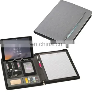 New PU Planner Notebook Set With Ipad Container and Cards/pen Holder NOTEBO909 thumbnail-1
