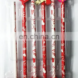 Valentine Heart Shape and Kiss Shape Eraser and Pencil Set thumbnail-1