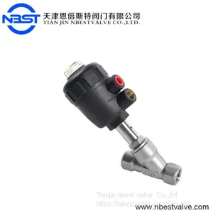 DN32 SS304 Body Pneumatic Angle Seat Valve thumbnail-3