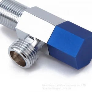 Hot and Cold Triangle Valve Kitchen Bathroom Water Heater Faucet General Water Valve Switch thumbnail-4