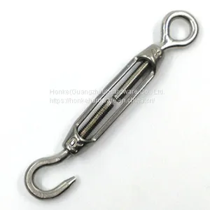 Highly Polished SS316/304 Drop Forged Galvanized Hook Eye Heavy Duty Turnbuckle thumbnail-1