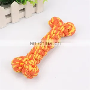 Multiple Types Pet Variety Health Benefits Strong Chew Bone Cotton Rope Dog Toys thumbnail-3