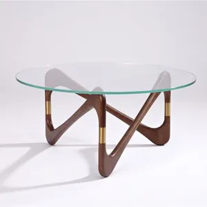 Hot Sale Smart Round Coffee Table Chairs Set Compact Rattan Balcony Furniture thumbnail-2