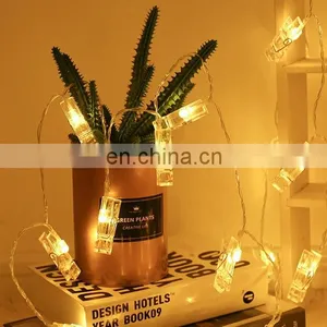 Led Photo Clip Holiday Curtain String Lights Garden Home Garden Christmas Indoor Outdoor Decoration Fairy Light thumbnail-4