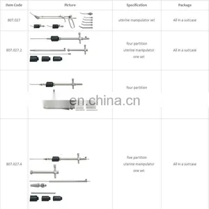 Gynaecology Surgical Instruments of Cup Type Uterine Manipulator thumbnail-6