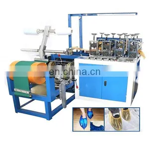 Household Dust-free Plastic Overshoes Making Machine Without Spunbond thumbnail-1