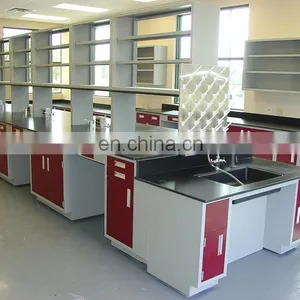 Laboratory Furniture/Island Center Chemical Metal Lab Table/ University Science Customize thumbnail-5