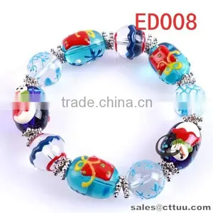 China Online Shopping Green Glass Bead Bracelet thumbnail-6