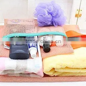 4PCS/Set Multi-Functional Portable Travel Luggage Suitcase Clothes Underwear Packing Cubes Organizer Mesh Storage Makeup Bag Pou thumbnail-5