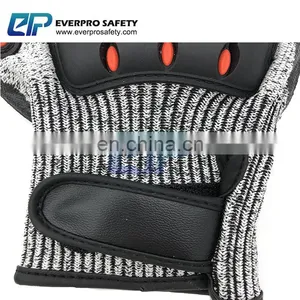 HPPE Liner Nitrile Sandy Dipped TPR Coated Cut Resistant Impact Resistant Gloves for Oilfield thumbnail-4