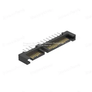 Denentech SATA 7+15 P Male Straight Double Leg With Harpoon Dip 2.10 Connector thumbnail-1