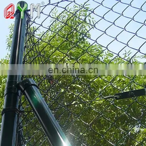 Galvanized Diamond Wire Mesh Chain Link Fence For Court thumbnail-3