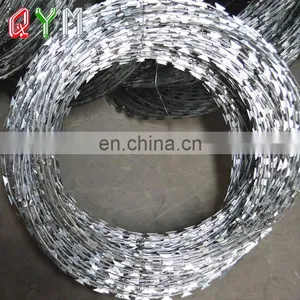 Helical Razor Wire Barbed Tape Concertina Razor Blade Wire thumbnail-3