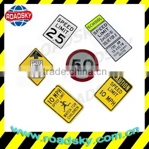Speed Limited Reflective Aluminum Road Signes For Cars thumbnail-1