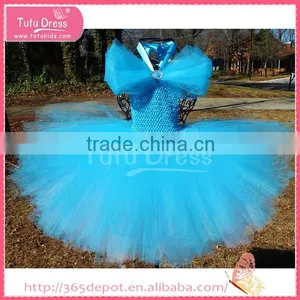 Elegant Princess Costume Skyblue Cap Sleeve A-line Maxi Gauze Dress Halloween Costume Supplier's Choice thumbnail-3