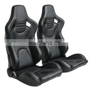 USA Warehouse Adjustable Black Universal Racing Seats Car Seat thumbnail-2