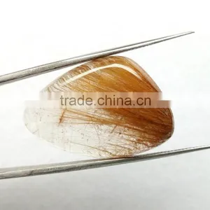 Beautiful Rutile Quartz / Copper Rutile Quartz / Loose Fancy Shape Gemstone thumbnail-3
