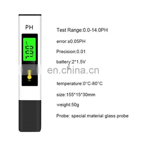 Wholesale Good Quality High Precision Portable Digital PH Tester Meter thumbnail-1