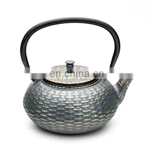 Chinese Kitchenware Restaurant Enamel Japanese Cast Iron Teapots thumbnail-5