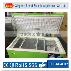 Solid Door Refrigerator Freezer Portable Ice Cream Chest Freezer Top Load Freezer thumbnail-2