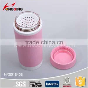 420ML Double Walls Sport Plastic Water Bottles With Strainer thumbnail-2