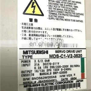 Tested Mitsubishi Electric Servo Drive Unit MDS-C1-V2-3520 thumbnail-2