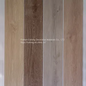 SPC Wood Grain Floor Glue 4mm Block Stone Plastic Floor Grey Plastic Floor Tile Office Showroom Shop Rubber Floor thumbnail-1