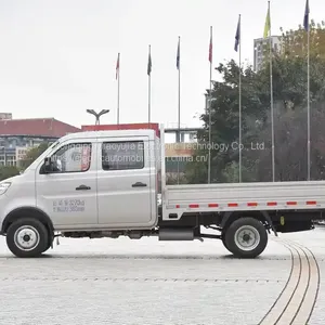 Changan Mini Cargo Truck With Double Rows Cabin Good Price1000KGS to 2000KGS New Energy Electric Vehicle thumbnail-1