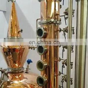 Copper Alcohol Distillation Equipment Moonshine Still for Whisky Rum Gin Vodka Brandy Spirit Distiller thumbnail-5