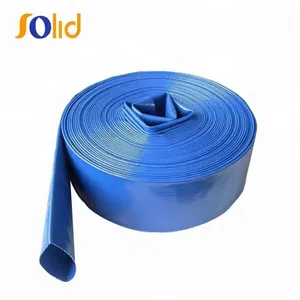 High Pressure Flexible 3inch 4inch PVC Water Lay Flat Hose for Agricultural Irrigation thumbnail-1