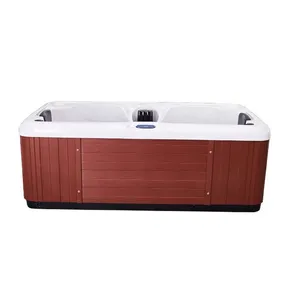 Good Price Garden 2 Seats Outdoor Massage SPA Whirlpool Small Bathtub Hot Tub thumbnail-5