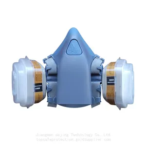 7502 Dustproof Reusable Respirator 7 One One Set Half Face Gas Mask With Filters for Painting, Dust, Welding, Resin and Organic Vapor Gas thumbnail-1