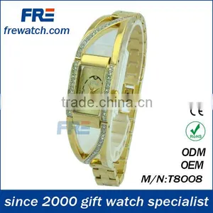 Copper Watch Band Quartz Watches Japan Movt Women and Men (T8008) thumbnail-1