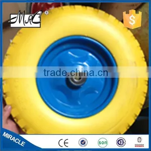 Endural Solid Small Flat Free Wheelbarrow Wheel PU Foam Wheel 3.25 / 3.00-8 thumbnail-3