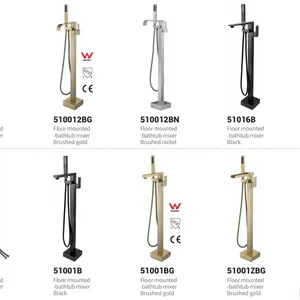 More Comfortable and Convenient to Use Suitable for a Relaxed Upgrade of the Bathroom Flexible to Use Floor Mounted Bathtub Mixer Series thumbnail-4