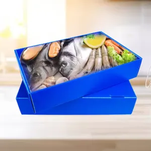 Eco-Friendly PP Corrugated Seafood Packaging – Durable Boxes for Fish Transport thumbnail-3