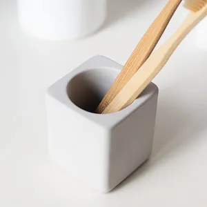 Square Diatomite Toothbrush Holder China Manufacturer & Supplier thumbnail-4