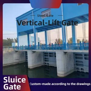 Hydraulic Elevator Dam Store Water Irrigate Landscape Flood Control Sluice Dam Gate Penstock Irrigation Sluice Gate thumbnail-1