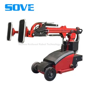 SOVE Large Glass Electric Suction Cup Cart Push-Type Rotating Installation for Home Use Condition New thumbnail-1