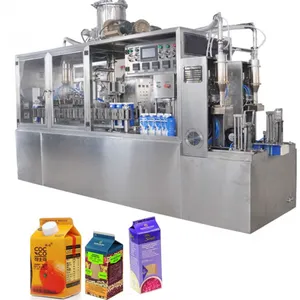 Full Automatic Gable Top Carton Filling Machine for Tea Drink thumbnail-3