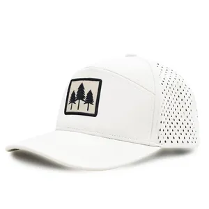 Caps Manufacturer Customized Premium Laser Perforated Sports Hats Waterproof & Quick-drying Camping Hat thumbnail-2