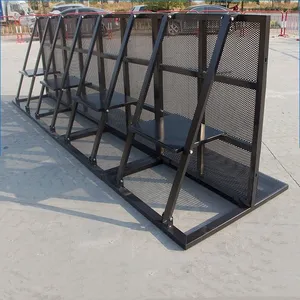 Foldable Explosion-proof Fencing for Music Festivals, Safety Crowd Control Barrier, Aluminum Explosion-proof Control Fencing, Suitable for Concerts. thumbnail-3