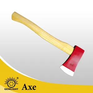 Heavy Duty Carbon Steel Axe With Wooden Handle for Wood Cutting Camping and Outdoor Work thumbnail-2